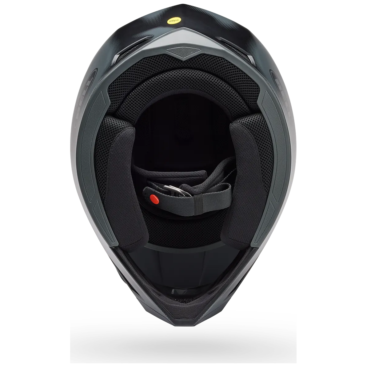 Bell MX-10 MIPS Youth ECE 22.06 Black Camo motocross helmet, interior lining view