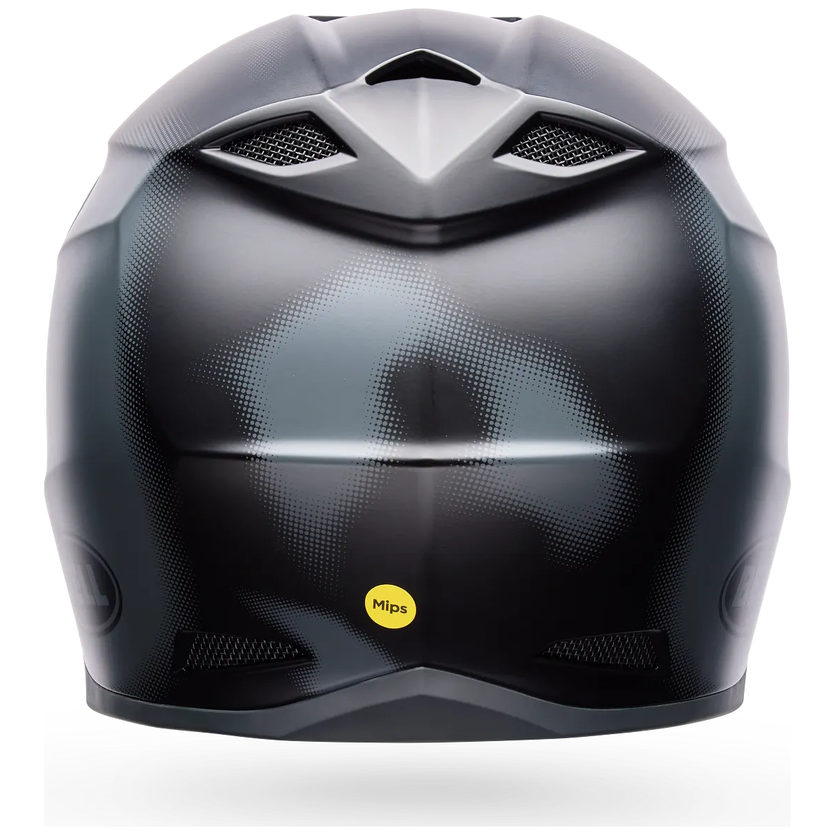 Bell MX-10 MIPS Youth ECE 22.06 Black Camo motocross helmet, rear view