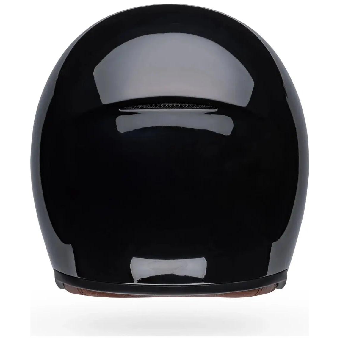 Bell TX-501 Solid ECE 22.06 Black open-face motorcycle helmet, rear view