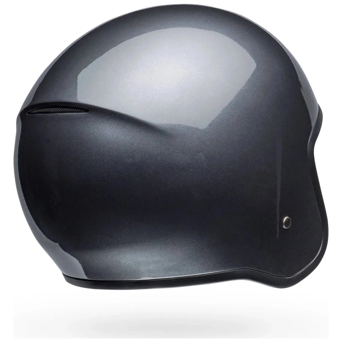 Bell TX-501 Solid ECE 22.06 Starship Grey open-face motorcycle helmet, opposite rear three-quarter view