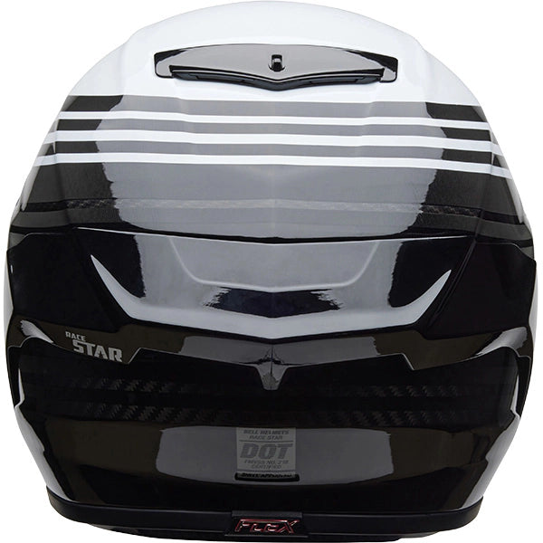 Bell Race Star DLX Flex Dash ECE 22.06 Gloss White / Black - FREE UK Shipping, FREE 365 Day Returns | Moto Central