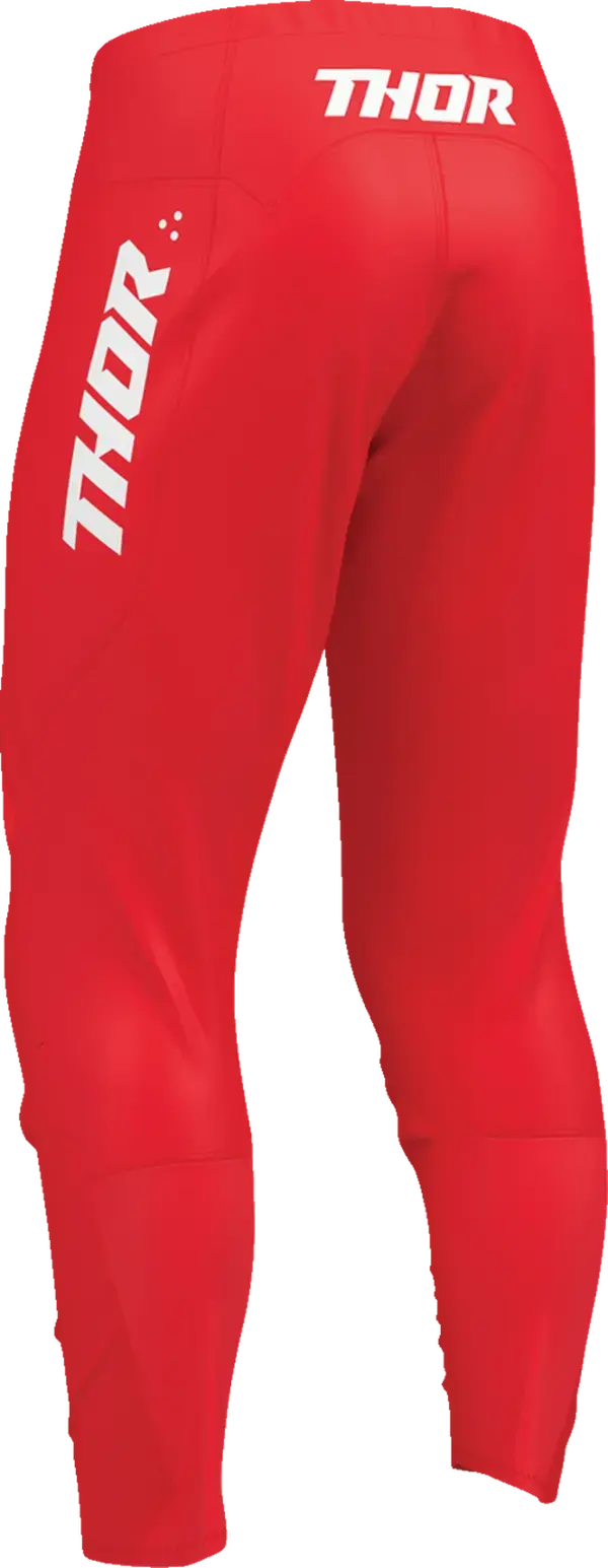 Thor Ridemode Menace Youth MX Textile Trouser Red - FREE UK Shipping, FREE 365 Day Returns | Moto Central