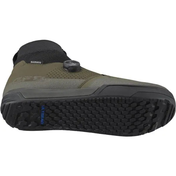 Shimano GF8 (GF800) Gore-Tex Shoes Khaki - FREE UK Shipping, FREE 365 Day Returns | Moto Central