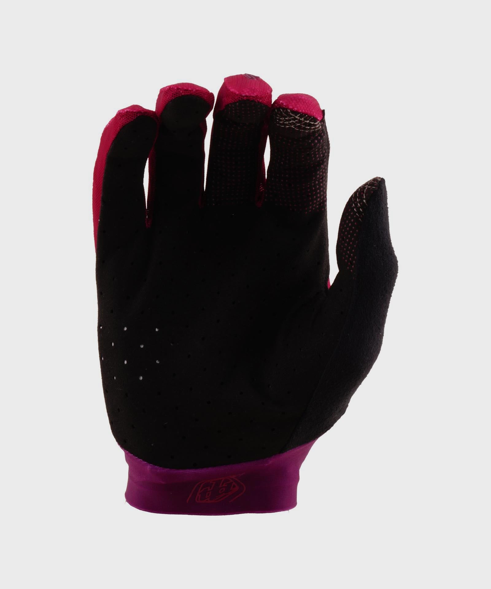 Troy Lee Designs Ace Cycle Gloves Solid Fuchsia - FREE UK Shipping, FREE 365 Day Returns | Moto Central