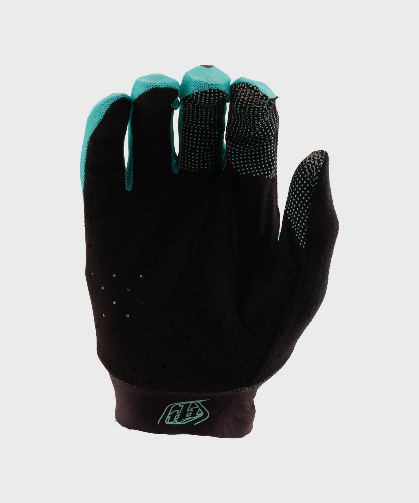 Troy Lee Designs Ace Cycle Gloves Solid Real Teal - FREE UK Shipping, FREE 365 Day Returns | Moto Central