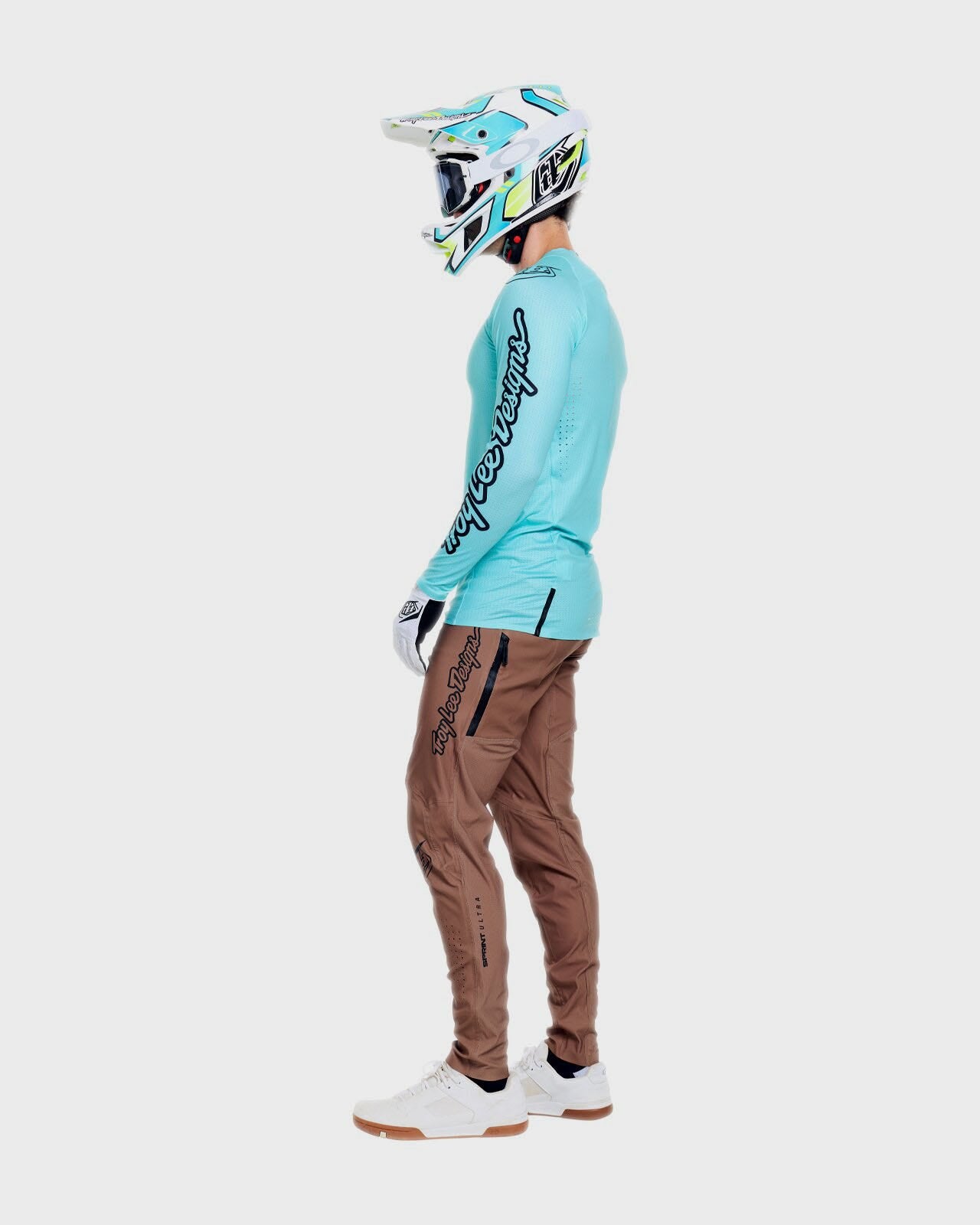 Troy Lee Designs Sprint Ultra Cycle Jersey Mono Real Teal - FREE UK Shipping, FREE 365 Day Returns | Moto Central