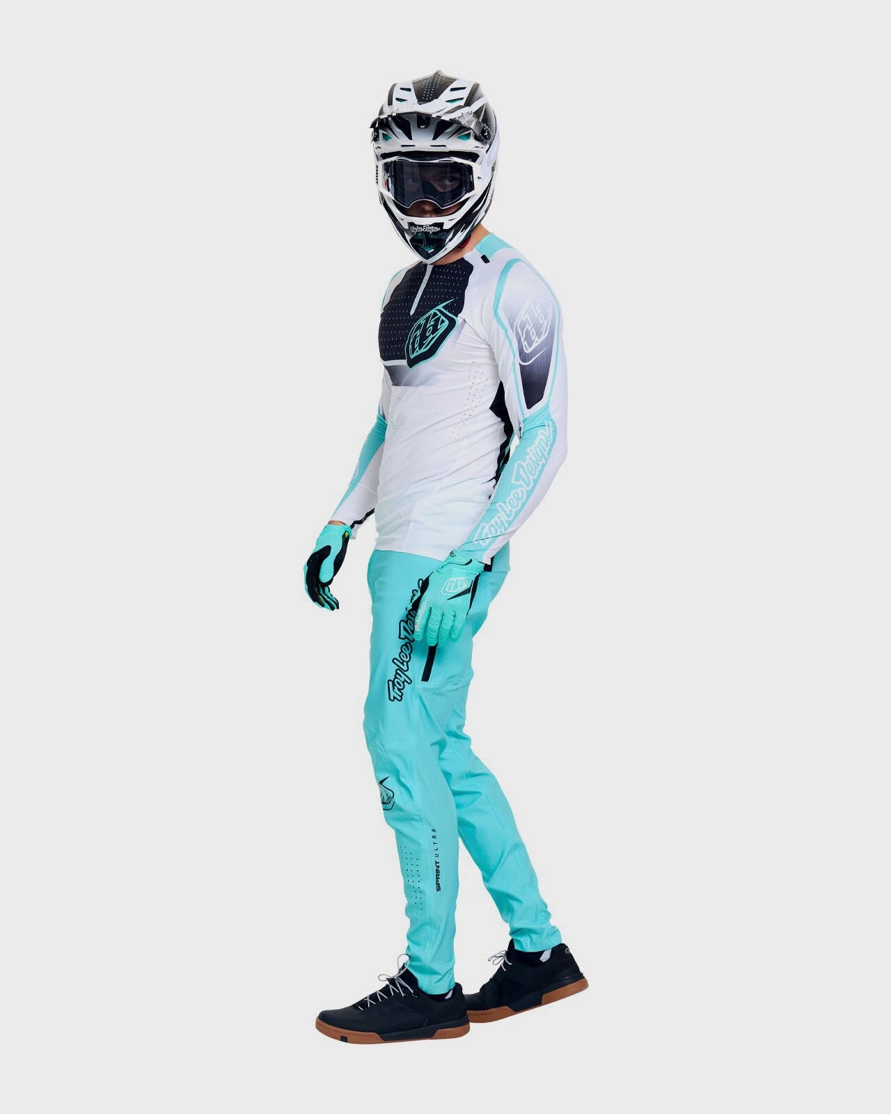 Troy Lee Designs Sprint Ultra Cycle Jersey Proton White - FREE UK Shipping, FREE 365 Day Returns | Moto Central