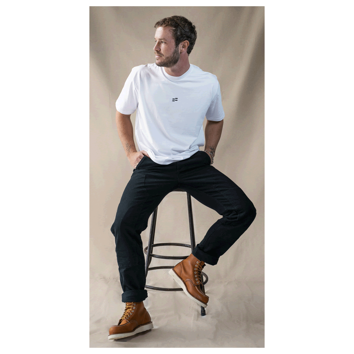 Silk Road Box Core T-Shirt White