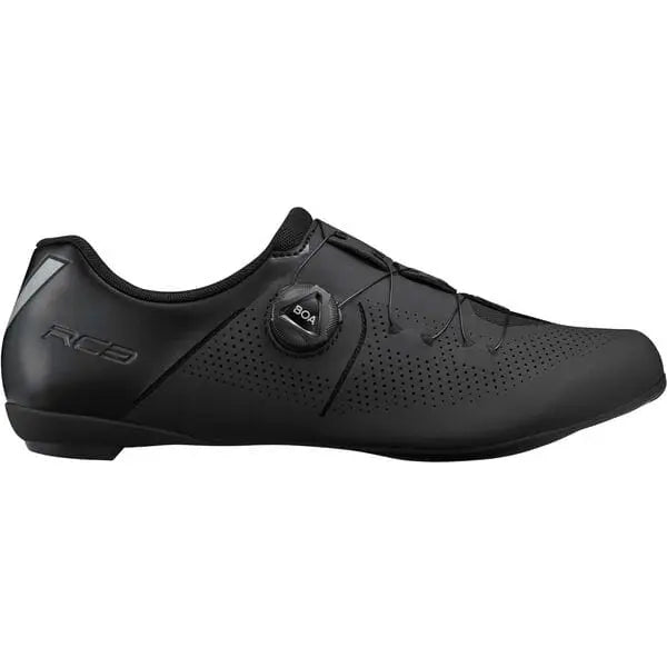 Shimano RC3 (RC302) Shoes Black - FREE UK Shipping, FREE 365 Day Returns | Moto Central