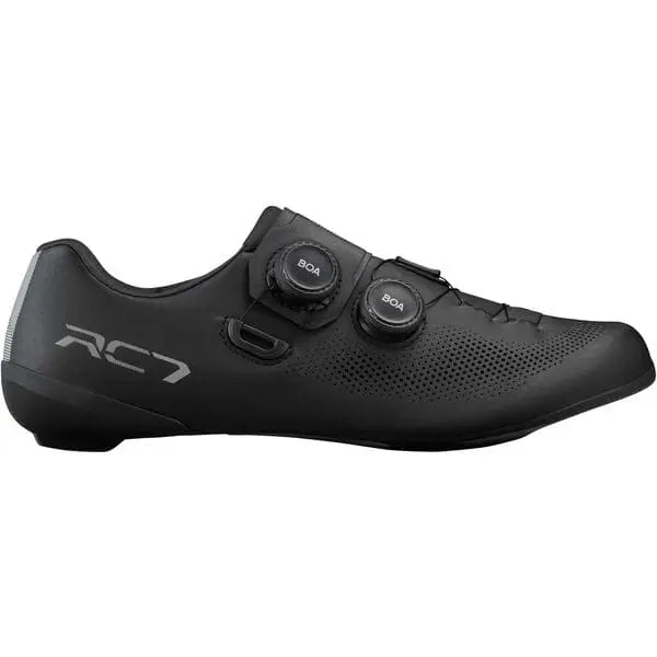 Shimano RC7 (RC703) Shoes Black - FREE UK Shipping, FREE 365 Day Returns | Moto Central
