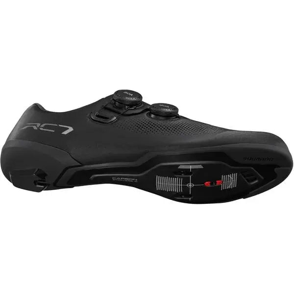 Shimano RC7 (RC703) Shoes Black - FREE UK Shipping, FREE 365 Day Returns | Moto Central
