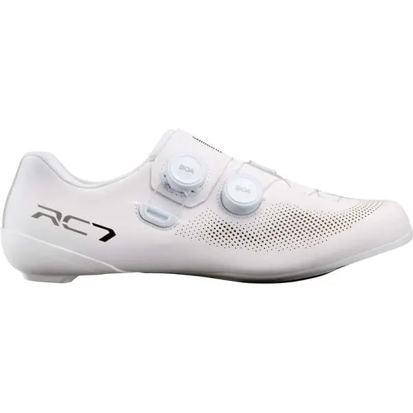 Shimano RC7 / RC703 Shoes White - FREE UK Shipping, FREE 365 Day Returns | Moto Central