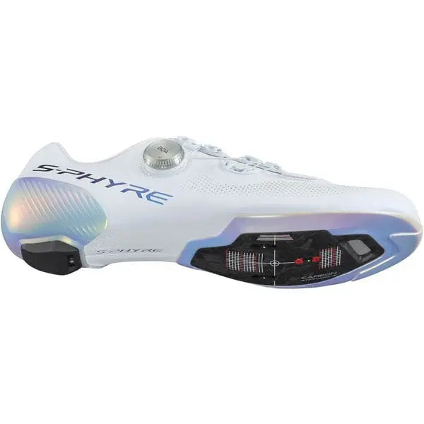 Shimano S-Phyre RC9 PWR (RC903P) Shoes White - FREE UK Shipping, FREE 365 Day Returns | Moto Central