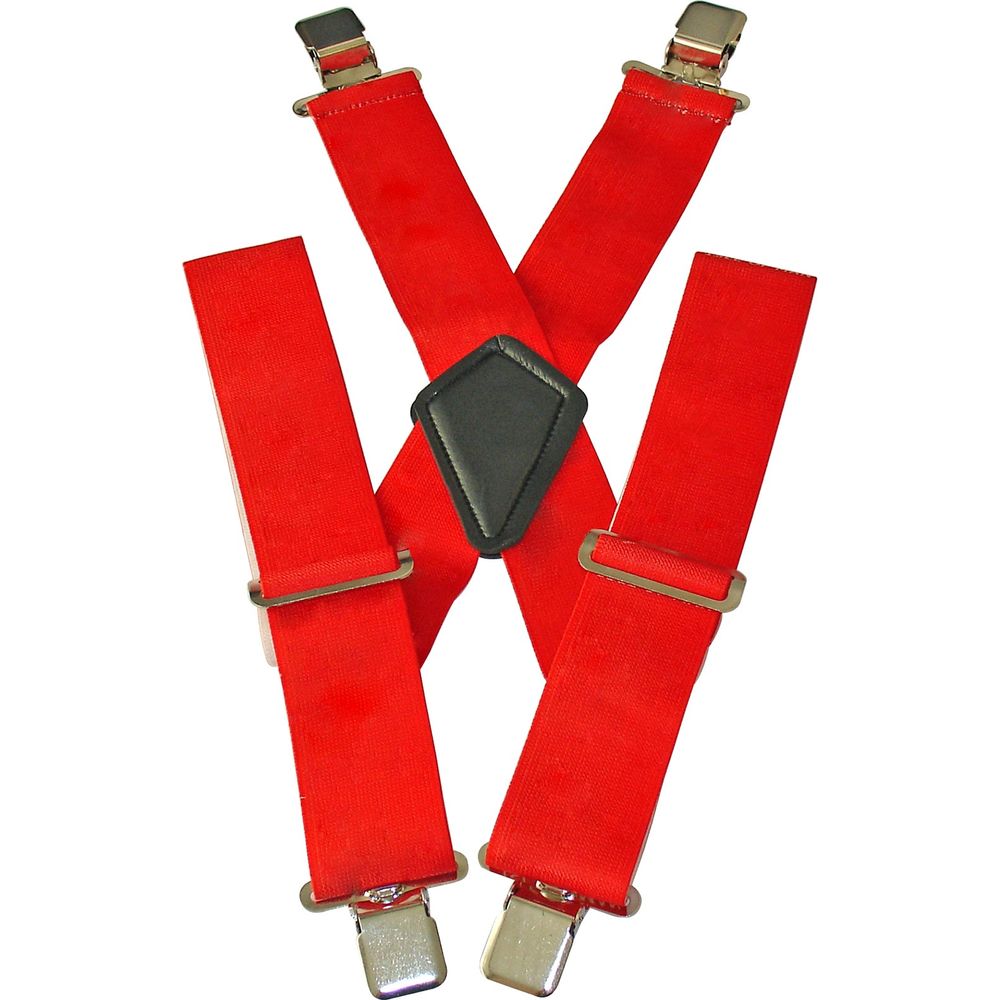 Bike It Motorcyclist Braces Red