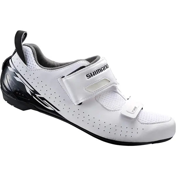 Shimano TR5 SPD-SL Shoes White - FREE UK Shipping, FREE 365 Day Returns | Moto Central