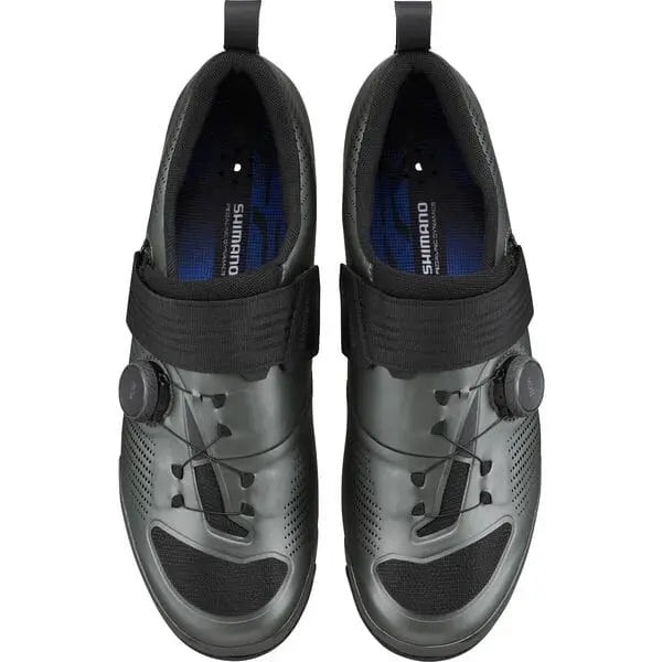 Shimano S-Phyre TR9 (TR903) Shoes Matt Gunmetal - FREE UK Shipping, FREE 365 Day Returns | Moto Central