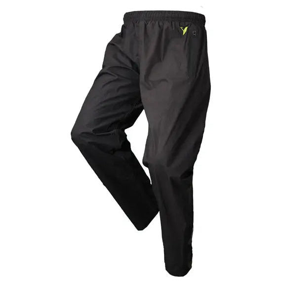 ByCity Military black motorcycle rain over-trousers - front view