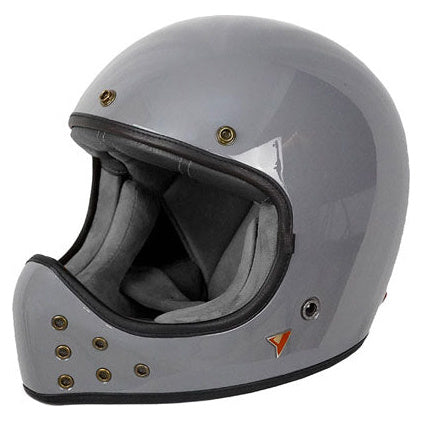 ByCity The Rock Grey, full-face motorcycle helmet, right three-quarter view