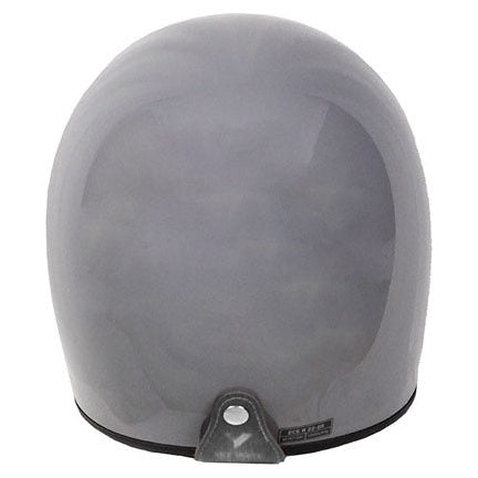 ByCity The Rock Grey, full-face motorcycle helmet, rear view