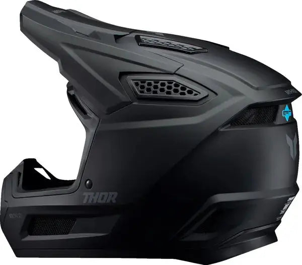 Thor Fleet Blackout Matt Black - FREE UK Shipping, FREE 365 Day Returns | Moto Central