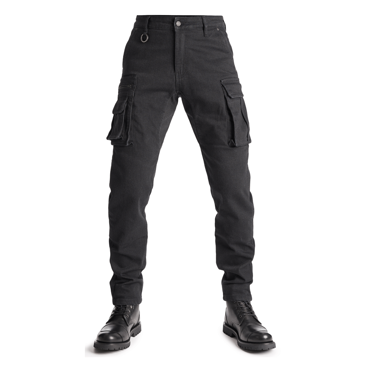 Pando Moto Desert Cargo Jeans Black FREE UK Delivery, FREE 365 Day Returns | Moto Central