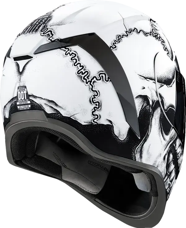 Icon Airform Crestfallen MIPS White - FREE UK Shipping, FREE 365 Day Returns | Moto Central