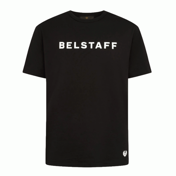 Belstaff Logo T-Shirt Black FREE UK Delivery, FREE 365 Day Returns | Moto Central