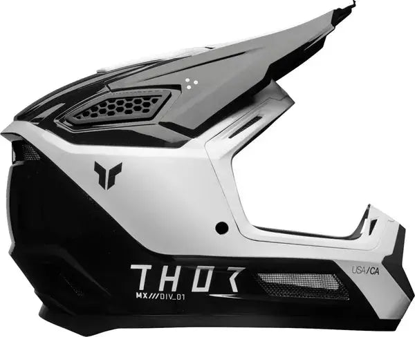 Thor Fleet Storm Black / White - FREE UK Shipping, FREE 365 Day Returns | Moto Central