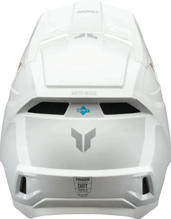 Thor Fleet Youth Whiteout Matt White - FREE UK Shipping, FREE 365 Day Returns | Moto Central