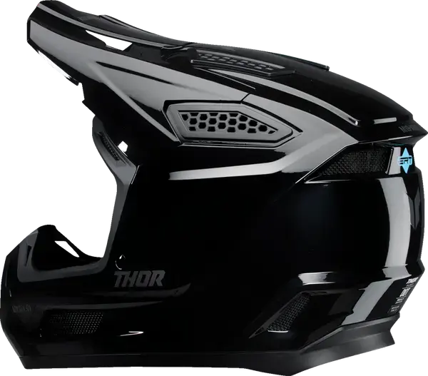 Thor Fleet Blackout Gloss Black - FREE UK Shipping, FREE 365 Day Returns | Moto Central