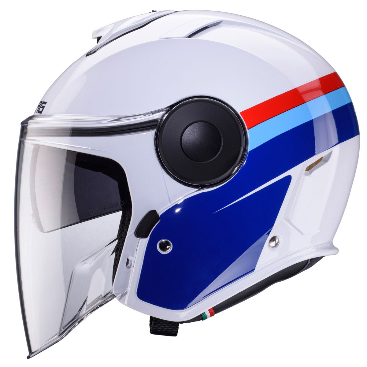 Caberg Soho Zephyr Matt White / Blue / Red