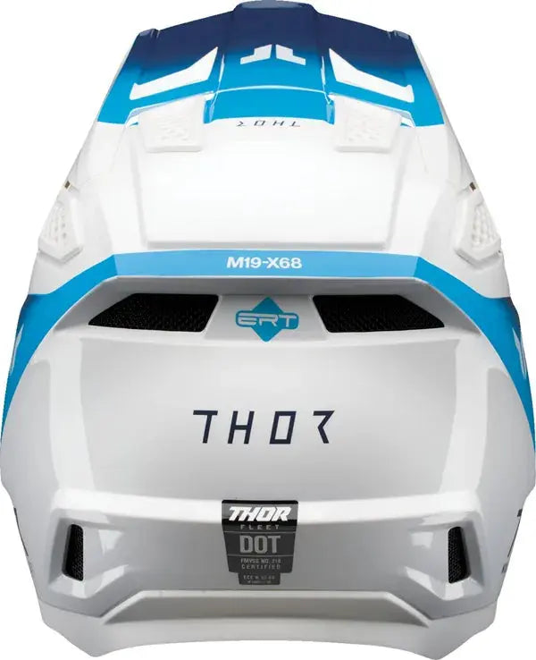 Thor Fleet Storm White / Navy - FREE UK Shipping, FREE 365 Day Returns | Moto Central