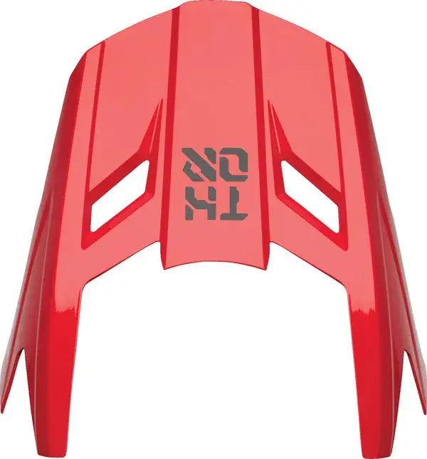 Thor Fleet Forge Youth Helmet Peak Kit Red - FREE UK Shipping, FREE 365 Day Returns | Moto Central