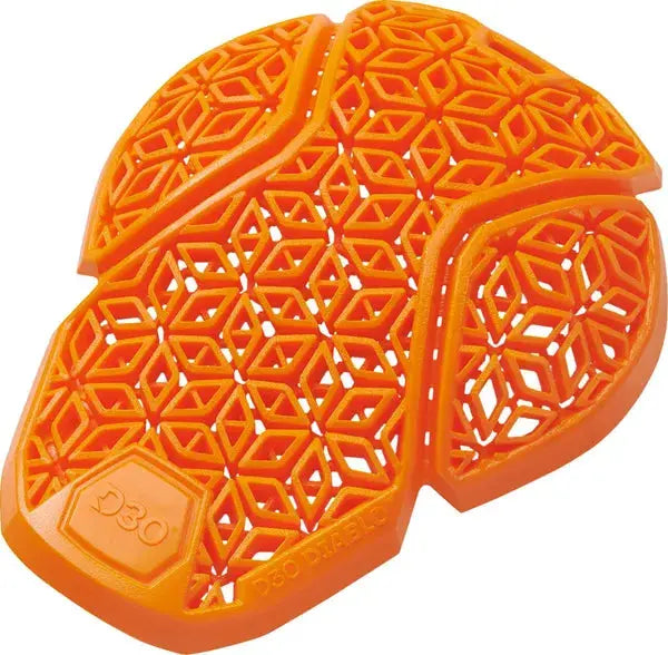 Icon D3O Diablo Level 2 Shoulder Guards Orange - FREE UK Shipping, FREE 365 Day Returns | Moto Central