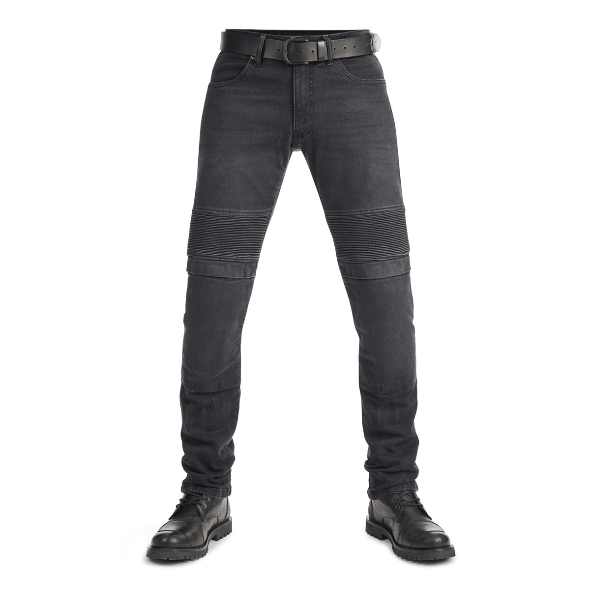 Pando Moto Karl Devil AAA Slim Fit Jeans Black FREE UK Delivery, FREE 365 Day Returns | Moto Central