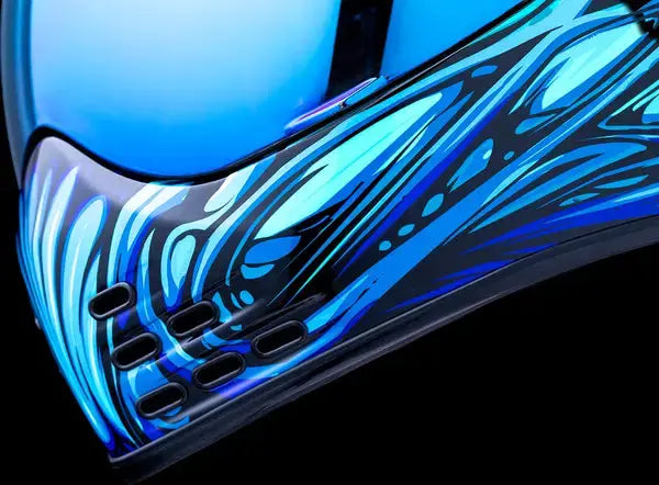 Icon Domain Nouveau Blue - FREE UK Shipping, FREE 365 Day Returns | Moto Central