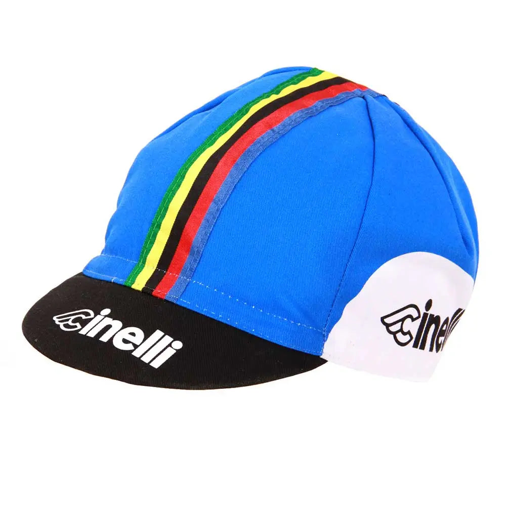 Cinelli Bassano 85 Cap Blue - FREE UK Shipping, FREE 365 Day Returns | Moto Central