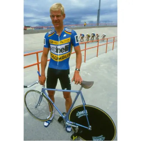 Cinelli Bassano 85 Cap Blue - FREE UK Shipping, FREE 365 Day Returns | Moto Central