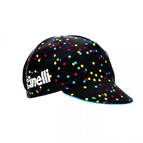 Cinelli Caleido Spots Cap - FREE UK Shipping, FREE 365 Day Returns | Moto Central