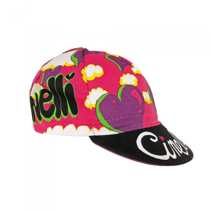 Cinelli Ana Benaroya Heart Cap Multicolour - FREE UK Shipping, FREE 365 Day Returns | Moto Central