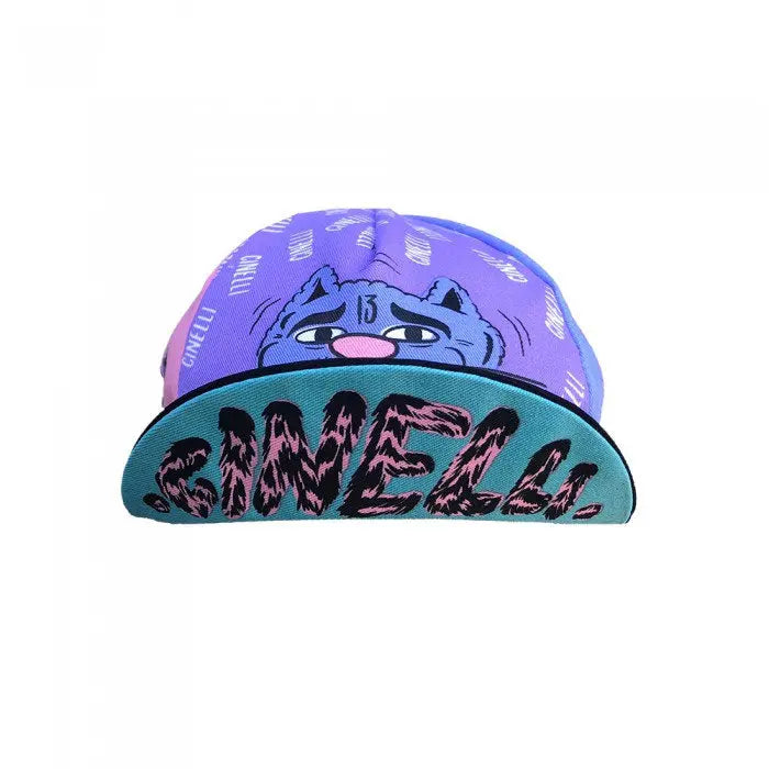 Cinelli Stevie Gee Alley Cat Cap Purple / Pink - FREE UK Shipping, FREE 365 Day Returns | Moto Central