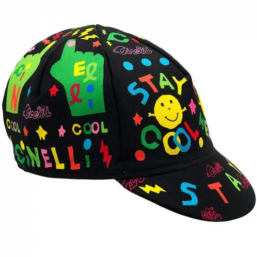 Cinelli Sammy Binkow Stay Cool Cap Black - FREE UK Shipping, FREE 365 Day Returns | Moto Central
