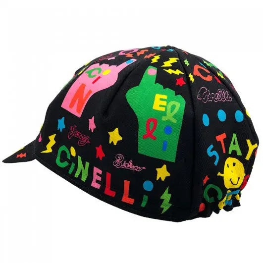 Cinelli Sammy Binkow Stay Cool Cap Black - FREE UK Shipping, FREE 365 Day Returns | Moto Central