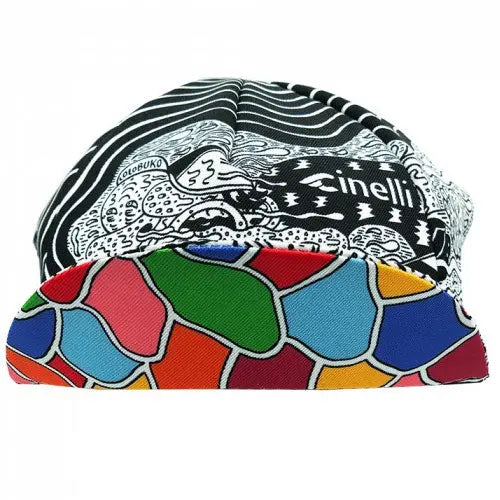 Cinelli Louie Cordero Lolobuko Cap Black / White - FREE UK Shipping, FREE 365 Day Returns | Moto Central