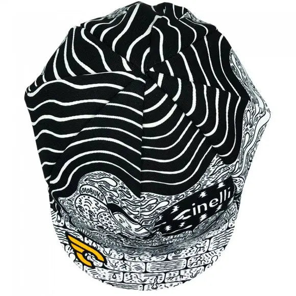 Cinelli Louie Cordero Lolobuko Cap Black / White - FREE UK Shipping, FREE 365 Day Returns | Moto Central