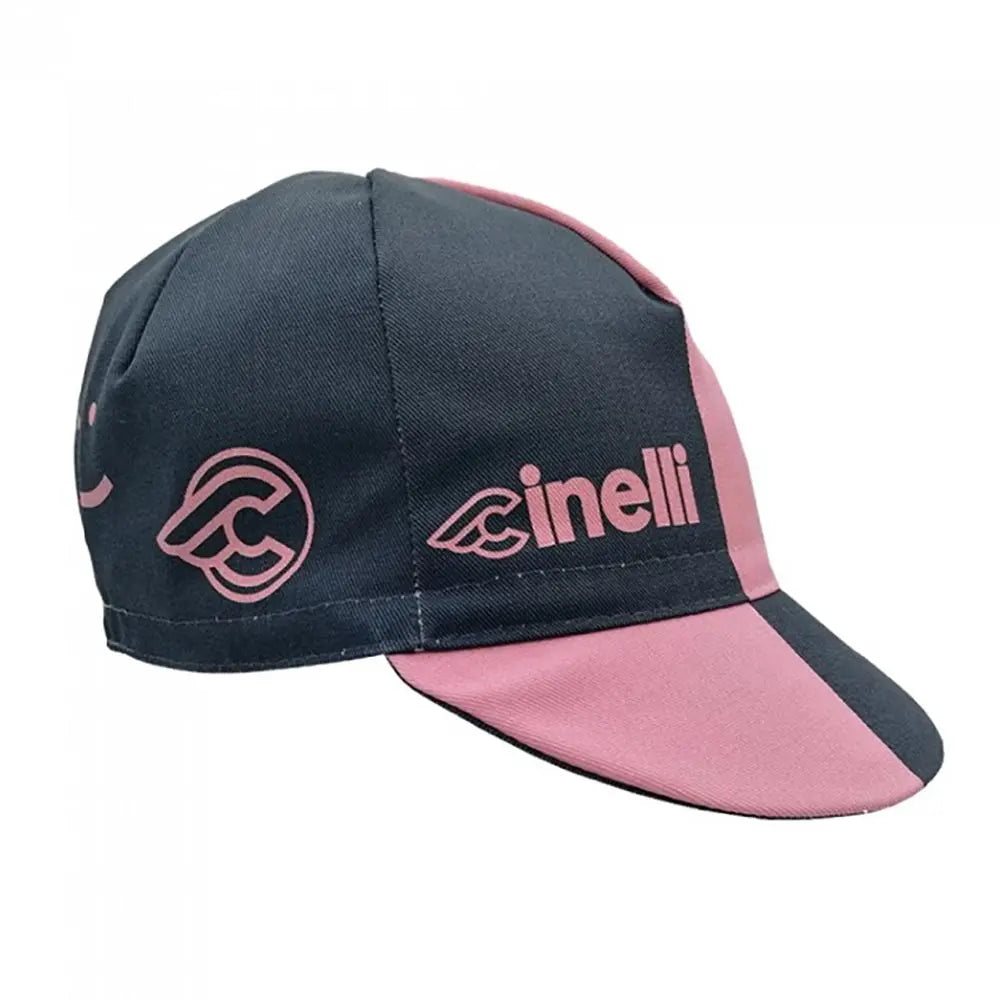 Cinelli Vigorosa II Cap Grey / Pink - FREE UK Shipping, FREE 365 Day Returns | Moto Central