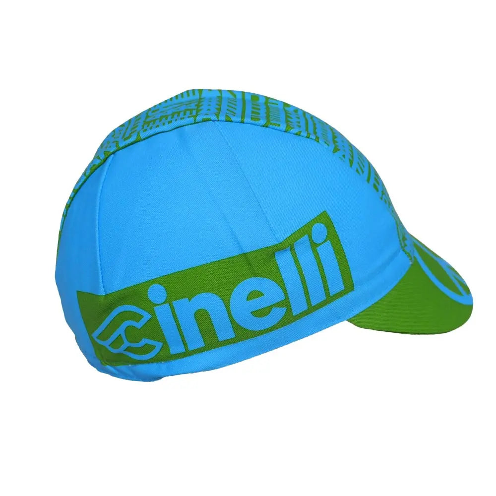 Cinelli Sky Peace Cap Blue - FREE UK Shipping, FREE 365 Day Returns | Moto Central