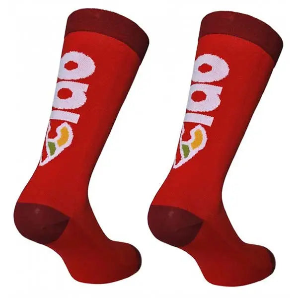 Cinelli Ciao Socks Red - FREE UK Shipping, FREE 365 Day Returns | Moto Central