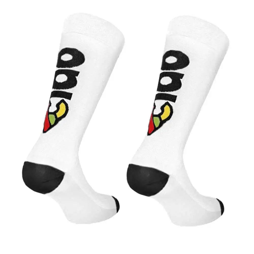 Cinelli Ciao Socks White - FREE UK Shipping, FREE 365 Day Returns | Moto Central