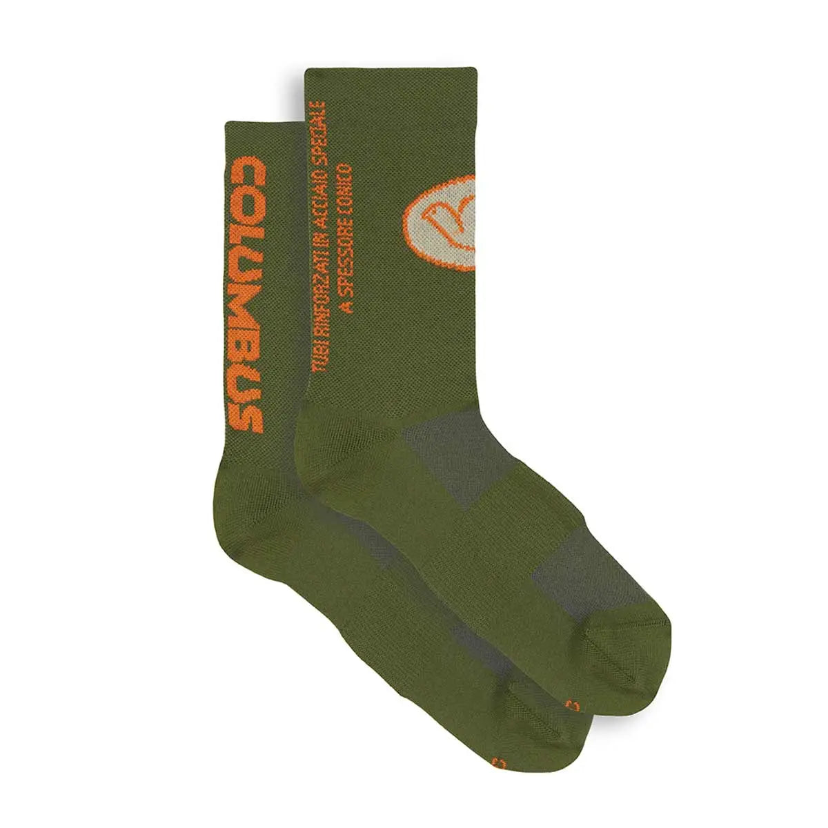 Cinelli Columbus Box Socks Green - FREE UK Shipping, FREE 365 Day Returns | Moto Central